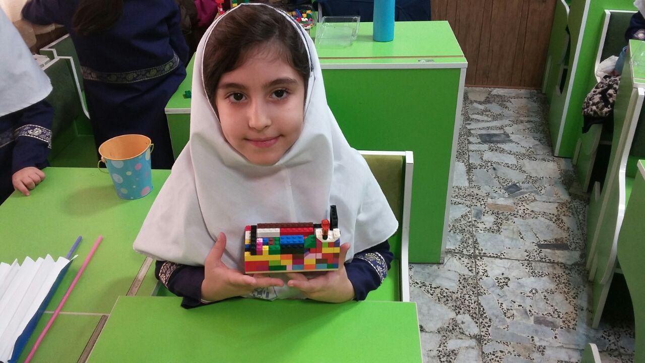 فعالیت های لگوی آموزشی دی ماه دانش آموزان باران اندیشه